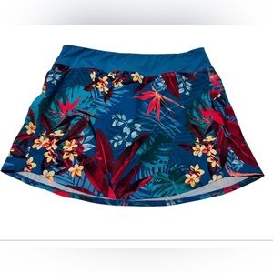 Womens Marika Dry-Wik Golf/Tennis Floral Skort ~ Size:L